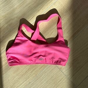 ALO Yoga Vibrant Pink Sports Bra